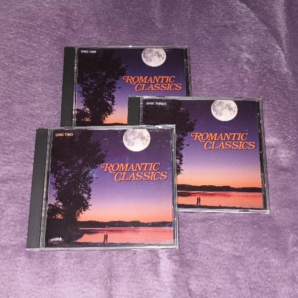 CD Romantic Classics 3 Disc Set Puccini Shubert Borodin Strauss Debussy